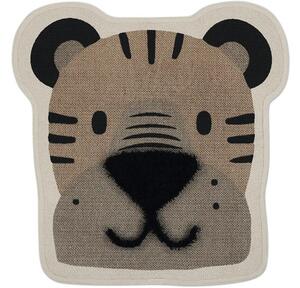 Covor copii Solevito Chawang cap tigru 65x65 cm