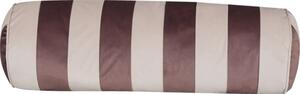 Pernă pentru gât Solevito model dungi roz/bordo 20x60 cm