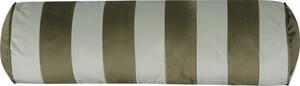 Pernă pentru gât Solevito model dungi verde 20x60 cm