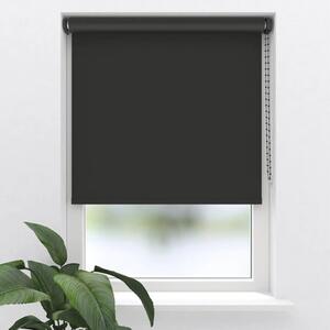 Rulou opac Soluna V46 uni negru 60x190 cm cu accesorii asortate negre, incl. consolă prindere cu cleme și profil inferior plastic
