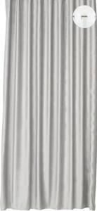 Draperie cu inele Solevito Graz gri 140x260 cm