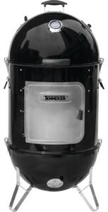 Grătar cu cărbuni/ Afumătoare Tennker Smoker Ø 52,5 cm incl. termometru în capac, 3 grătare