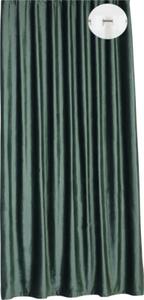 Draperie cu inele Solevito Graz verde 140x260 cm
