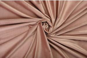 Draperie cu inele Solevito Graz roz 140x260 cm