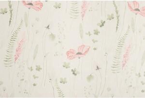 Perdea cu rejansă Solevito Tenali model floral roz 400x260 cm
