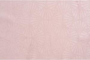 Draperie cu inele Solevito Amal roz 130x260 cm