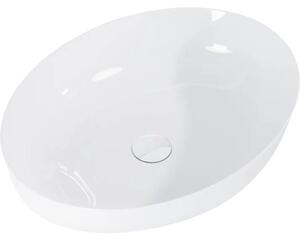 Lavoar pe blat Jungborn FOUR 52x39,5 cm alb lucios