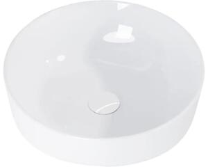 Lavoar pe blat Jungborn FOUR 41,5x41,5 cm alb lucios