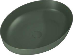 Lavoar pe blat Jungborn FOUR 52x39,5 cm verde mat