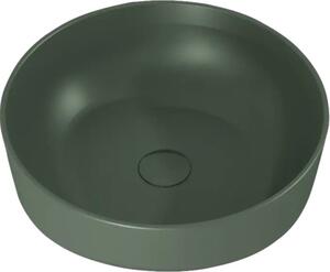 Lavoar pe blat Jungborn FOUR 41,5x41,5 cm verde mat