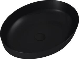 Lavoar pe blat Jungborn FOUR 52x39,5 cm negru mat