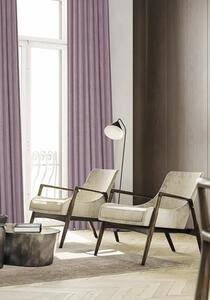 Draperie cu rejansă Solevito Velvet roz 140x280 cm