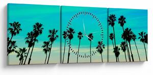 Tablou - California (cu ceas) (90x30 cm)