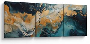 Tablou - Abstracție (cu ceas) (90x30 cm)