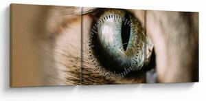 Tablou - Ochi de pisică (cu ceas) (90x30 cm)
