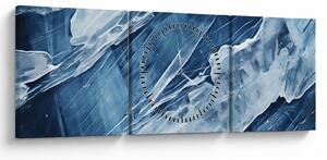 Tablou - Detaliu de pictură (cu ceas) (90x30 cm)
