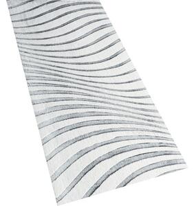 Covor pufos Solevito Cutout Wave gri 80x150 cm