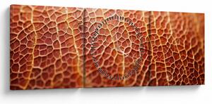 Tablou - Detaliu de textură (cu ceas) (90x30 cm)