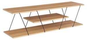 Comoda TV Tarsa, culoare sonoma-negru, 120 x 30 x 33 cm