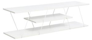 Comoda TV Tarsa, culoare alb, 120 x 30 x 33 cm