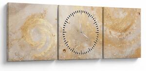 Tablou - Textura modelată (cu ceas) (90x30 cm)