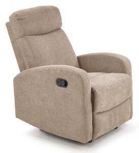 Fotoliu recliner Houston 1034Maro deschis, 8x8x10cm, Tapiterie