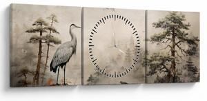Tablou - Desen animat peisaj (cu ceas) (90x30 cm)