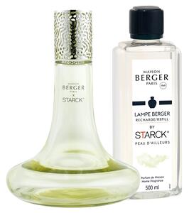 Set lampa catalitica Berger Starck Verte cu parfum Peau d'Ailleurs