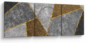 Tablou - Imitarea materialelor (cu ceas) (90x30 cm)