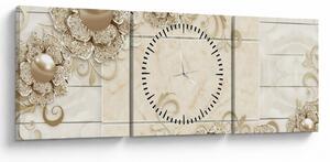 Tablou - Motiv decorativ (cu ceas) (90x30 cm)