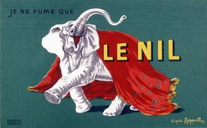 Cappiello, Leonetto - Reproducere I only smoke the Nile. Cigarette advertising poster, (40 x 24.6 cm)