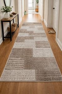 Traversa Covor, Fashion 32002, Bej Maro, Latime 120 cm, Diverse Lungimi