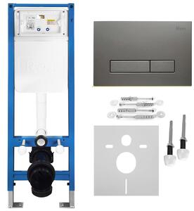 Set Cadru Îngropat Slim 024N pentru WC cu Buton HD Titan