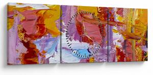 Tablou - Pictură în ulei (cu ceas) (90x30 cm)