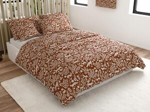 Lenjerie de pat din microfibra FOREST ANIMALS maro Dimensiune lenjerie de pat: 70 x 90 cm | 140 x 200 cm