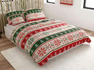 Lenjerie de pat din microfibra FROSTED CHRISTMAS colorata Dimensiune lenjerie de pat: 70 x 90 cm | 140 x 220 cm