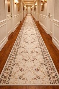 Traversa, Model Lotos 523 100, Festonata , Crem Bej, Latime 150 cm 150 x 200
