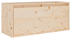 Dulap de perete, 80x30x35 cm, lemn masiv de pin