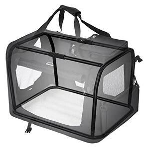 Geanta de transport animale, Feandrea, Negru, 70.0x52.0x52.0 cm