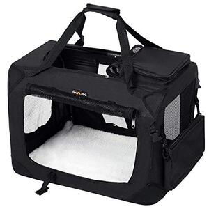 Geanta de transport animale, Feandrea, Negru, 70.0x52.0x52.0 cm