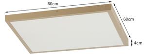 Brilagi - Lampă de baie FRAME SMART LED dimabilă, 50W/230V, 60x60, IP44 + telecomandă