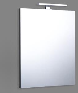 Oglindă Reversibilă Pentru Baie, 80x60 Cm, Cu Lampă Led 20 Cm