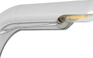 GUBI Lampă de masă Aspide, crom lustruit, rotativă, pivotantă, Metalic, Camera de zi / sufragerie, Metal, Design