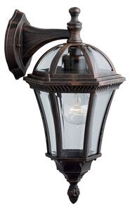 Searchlight Aplică de exterior Capri, felinar în sus, Maro / Rugină, Metal, Antichitate, Felinar