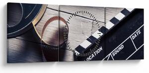 Tablou - Film (cu ceas) (90x30 cm)
