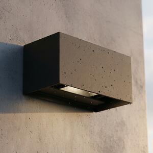 IDEAL LUX Ideal Lux LED pentru exterior Atom, negru, 20 cm, metal, Negru, Metal, Modern, Priză de perete sus / jos