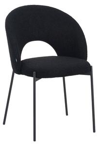 Scaun Bucatarie/Dining Marabell Tapiterie Boucle Negru