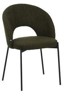 Scaun Bucatarie/Dining Marabell Tapiterie Boucle Verde Inchis