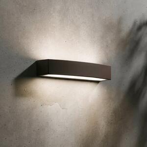 IDEAL LUX Ideal Lux Lampă de exterior Andromeda, cafea, lățime 45 cm E27, reglabil, Maro / Rugină, Baie, Aluminiu, Modern, Soclu de perete jos