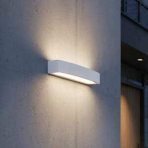 IDEAL LUX Ideal Lux Lampă de exterior Andromeda, alb, lățime 45 cm, E27, reglabil, Alb, Baie, Aluminiu, Modern, Soclu de perete jos